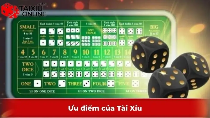 Ưu điểm của Tài Xỉu